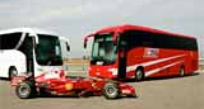 Consejos para los que quieran montar sitios web: atención con los autobuses en la Fórmula 1