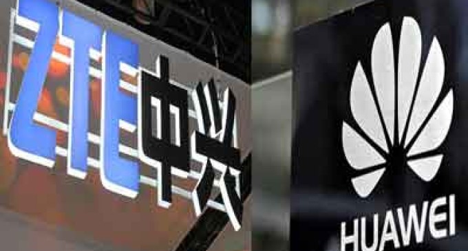 Insólito: EE.UU. declara a ZTE y Huaweii como empresas potencialmente peligrosas